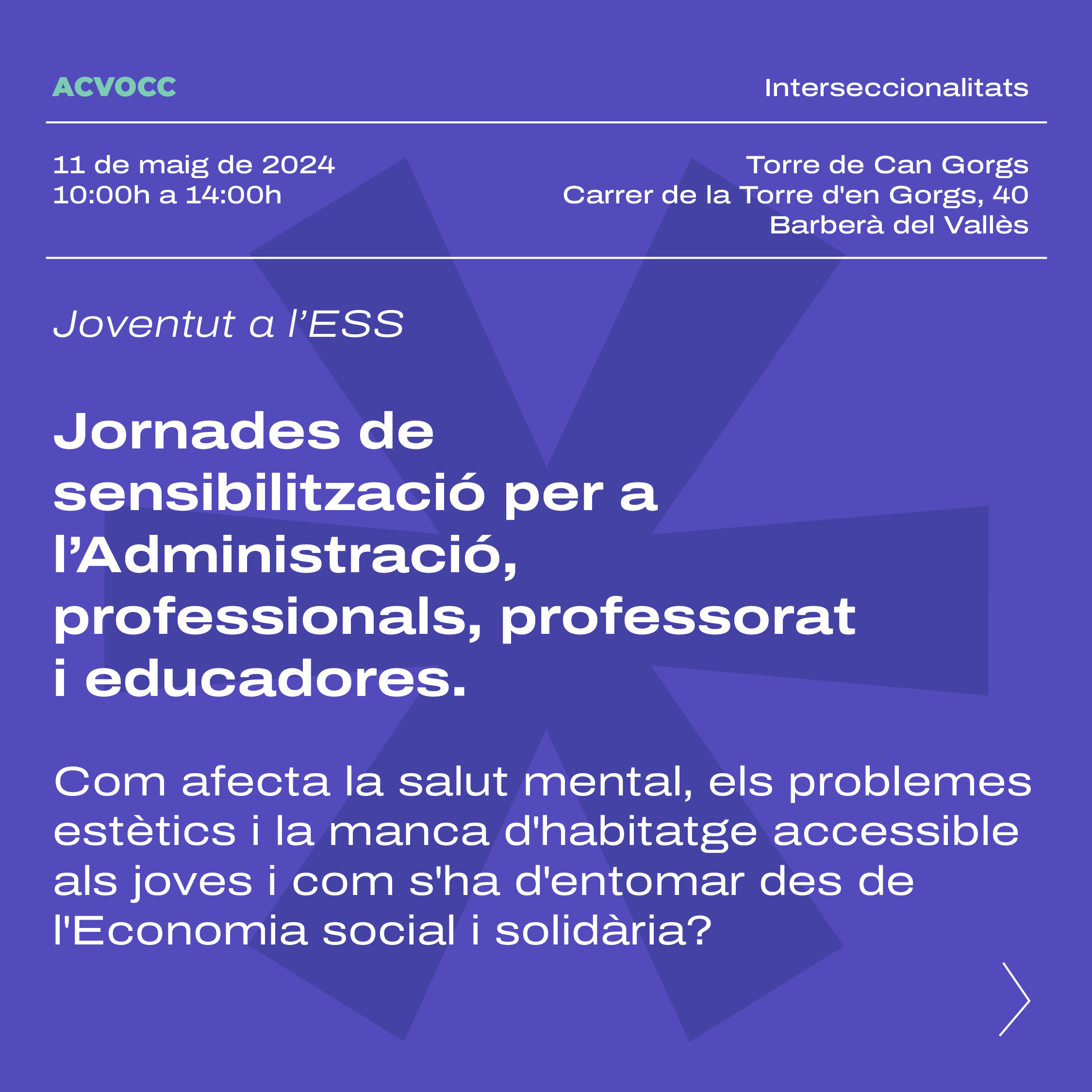 Jornada sobre la situació de les persones joves i l’Economia Social i Solidària